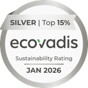 EcoVadis Silver Sustainability Rating - Top 15%