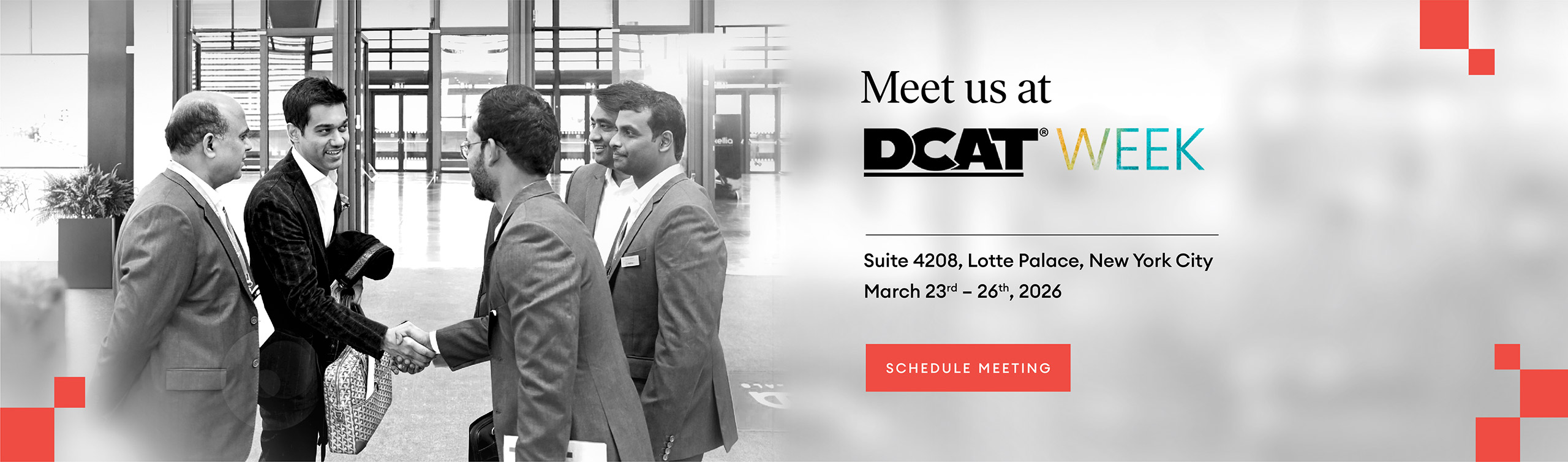 Meet us at DCAT week